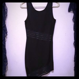 Black mini dress